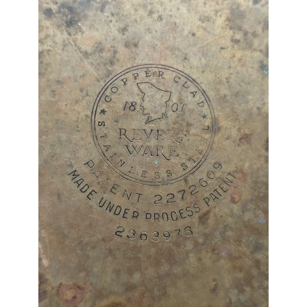 Revere Ware 1801 Double Ring Copper Clad Sauce Pan 2363973